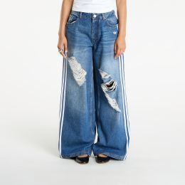 Снимка на Дънки adidas Originals Loose Denim Destressed Pants Medium Blue Denim 29/30