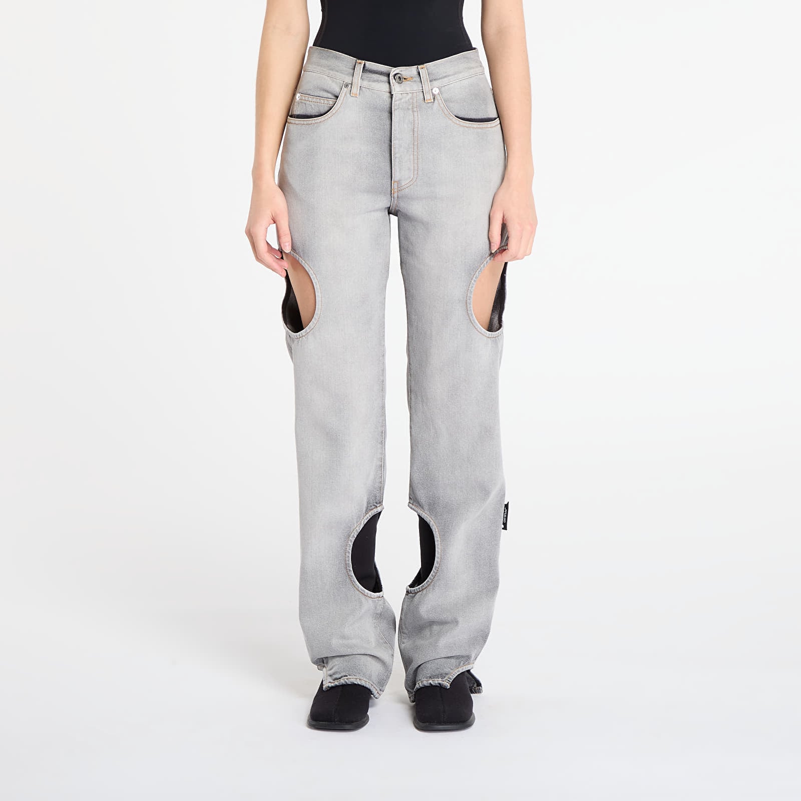 Снимка на Дънки Off-White Meteor Denim Pants Bleach Black/ No Color 26