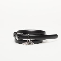 Снимка на Колан Diesel Diesel Logo B-Charm-Loop Belt Black 90