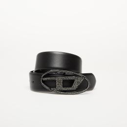 Снимка на Колан Diesel Oval D Logo B-1Dr Strass Belt Shiny Black 90
