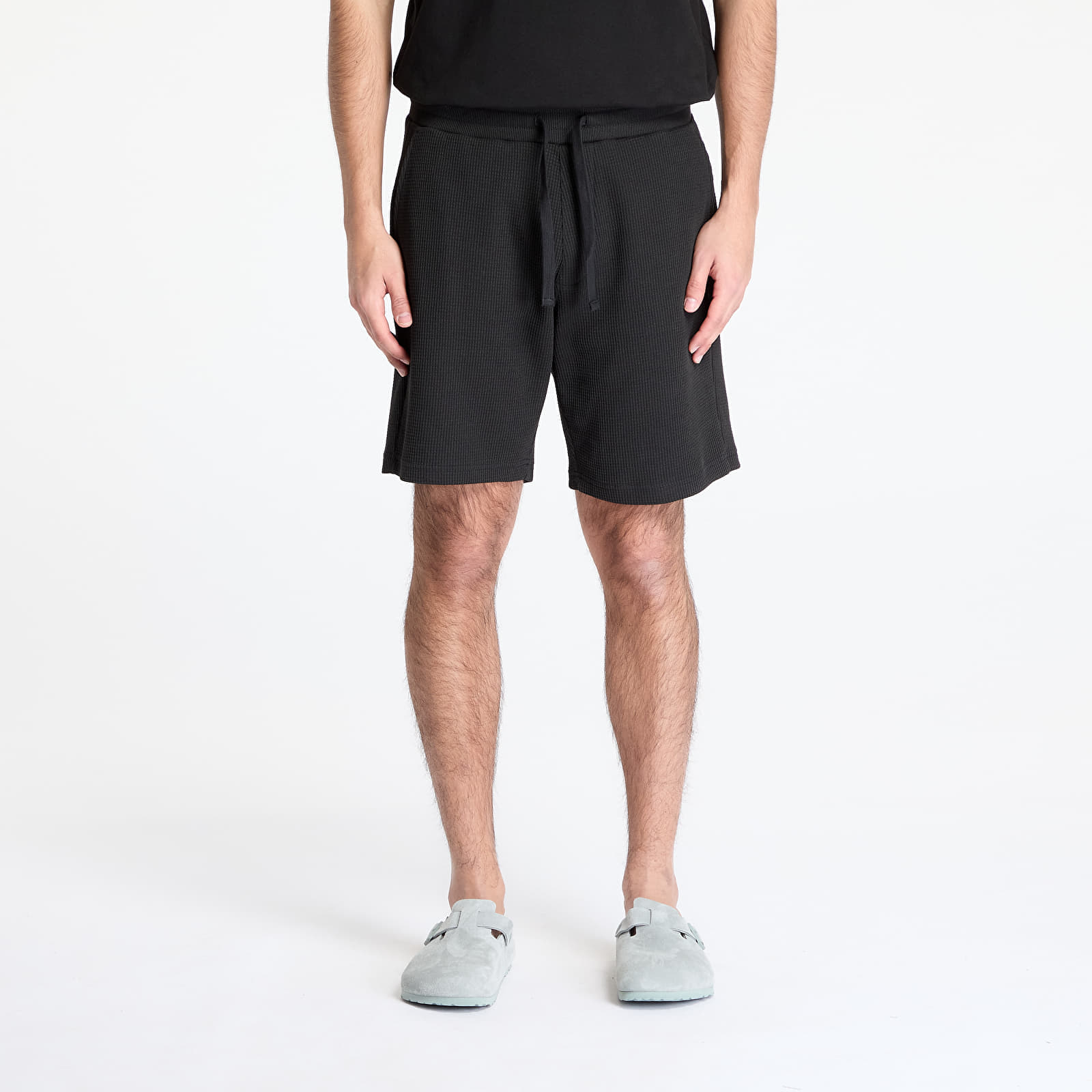 Снимка на Къси панталони Calvin Klein Jeans Chunky Waffle Short Black XL