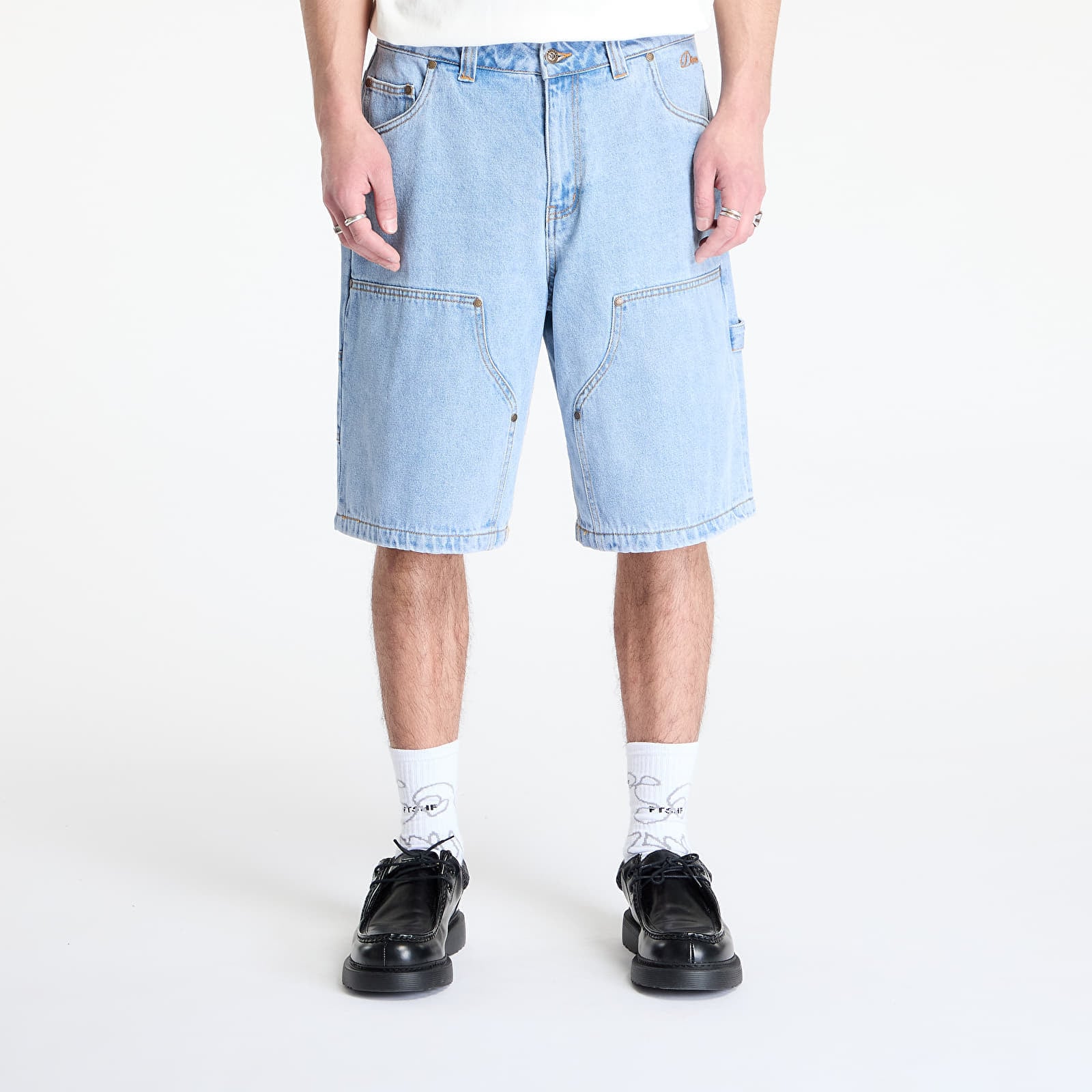 Снимка на Къси панталони DIME Carpenter Denim Shorts Blue Washed 34