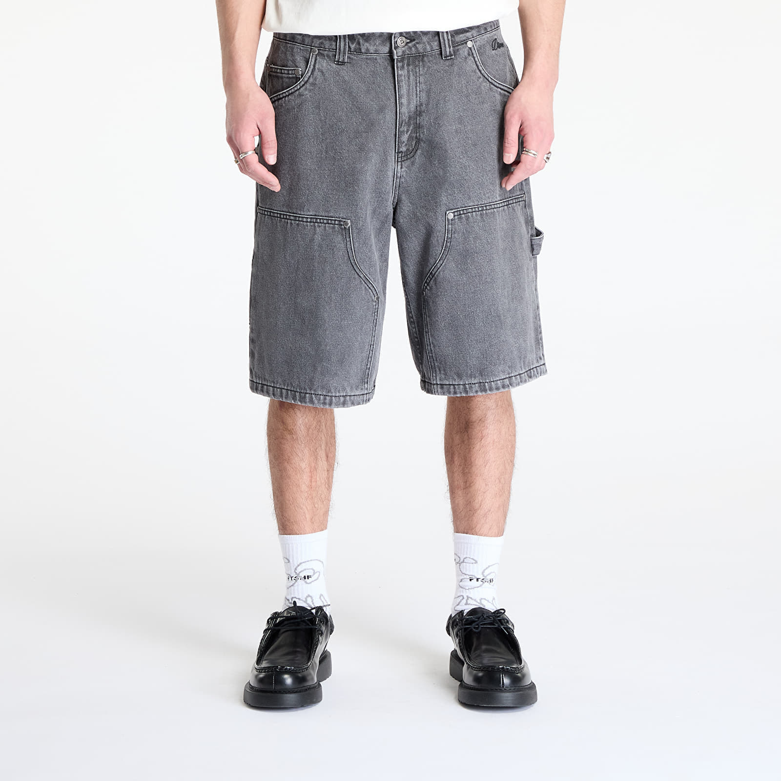 Снимка на Къси панталони DIME Carpenter Denim Shorts Faded Black 30