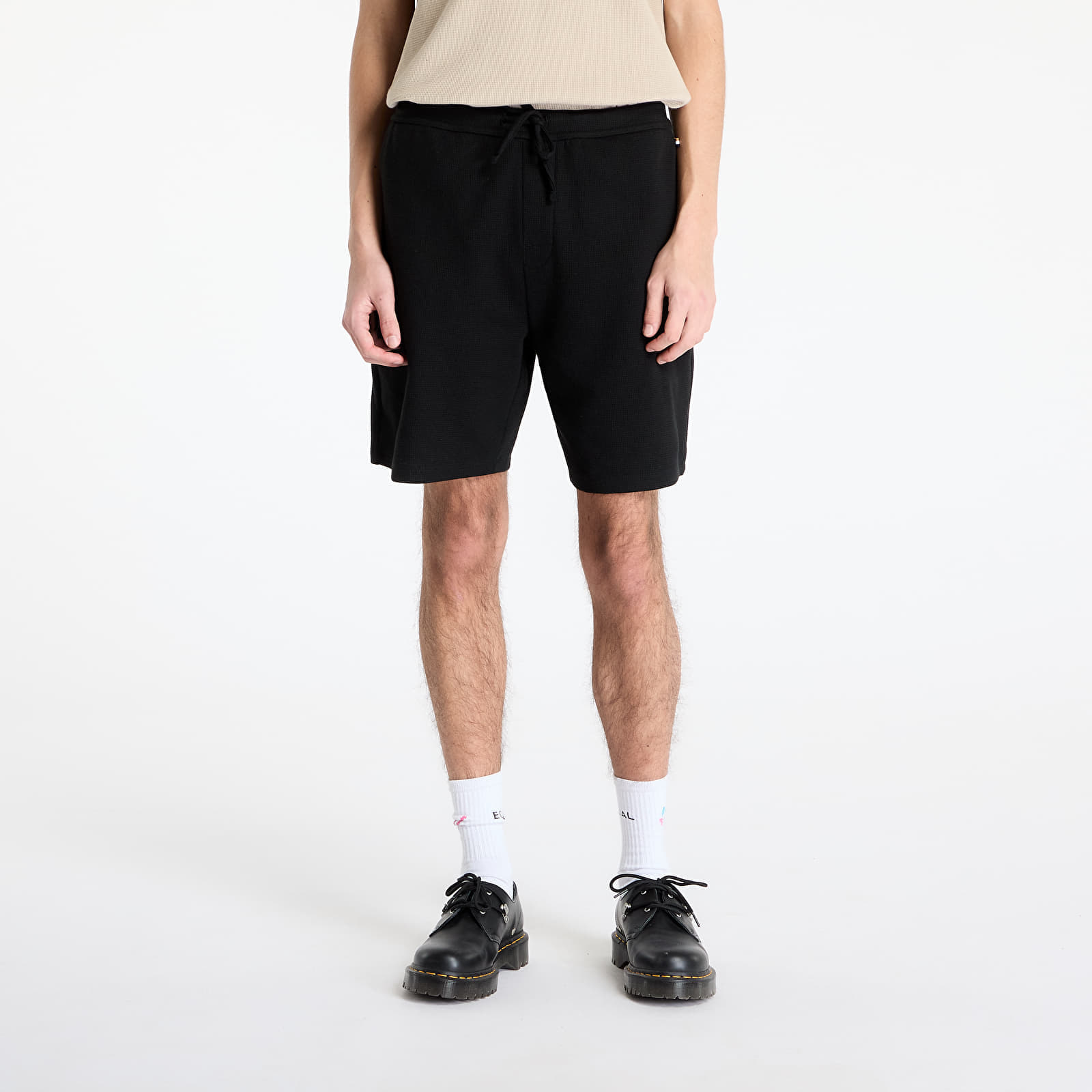 Снимка на Къси панталони Hugo Boss Men's Waffle Shorts Black L