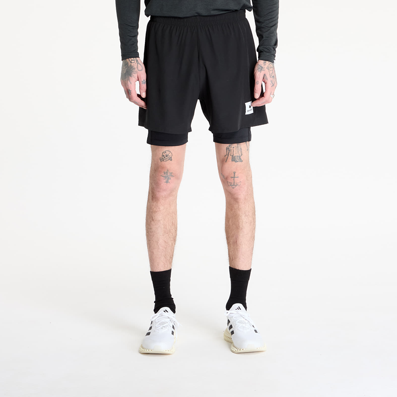 Снимка на Къси панталони SAYSKY 2 in 1 Pace Shorts 5'' Black XL