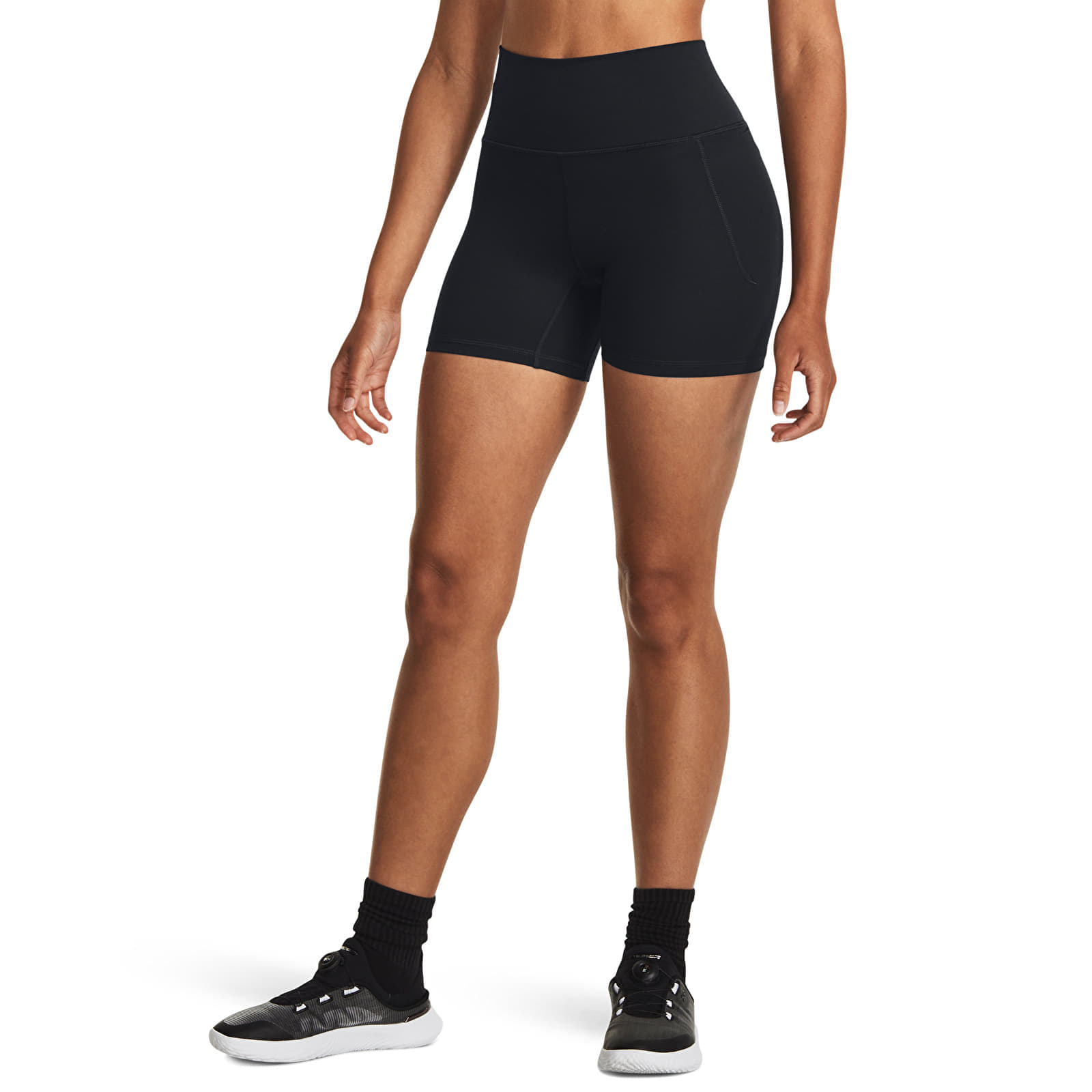 Снимка на Къси панталони Under Armour Meridian Middy Black/ Black L