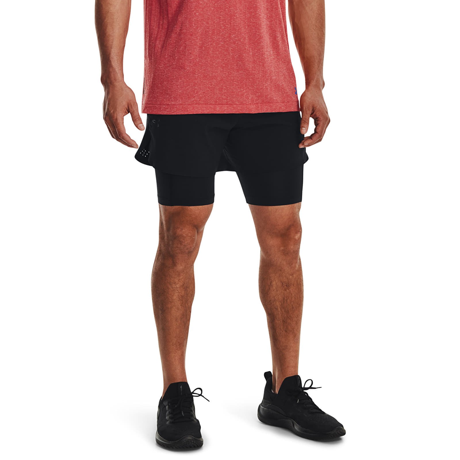 Снимка на Къси панталони Under Armour Vanish Elite 2in1 Short Black/ Black XL