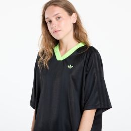 Снимка на Облекло adidas Adicolor Football Jacquard Oversize Dress Black/ Signal Green L