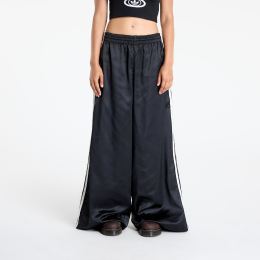 Снимка на Панталони adidas Originals Satin Wide Leg Tracksuit Bottoms Ruffle 3-Stripes Black L