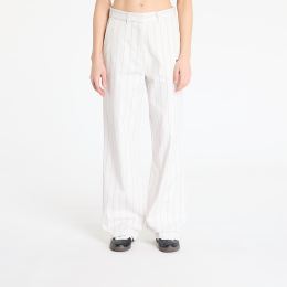 Снимка на Панталони adidas Pinstripe Twill Loose Pants White/ Off White/ Night Indigo 42