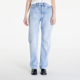 Снимка на Панталони Calvin Klein Jeans High Rise Straight Jeans Denim Light W29/L32