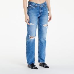 Снимка на Панталони Calvin Klein Jeans Low Rise Straight Jeans Denim Medium W29/L30
