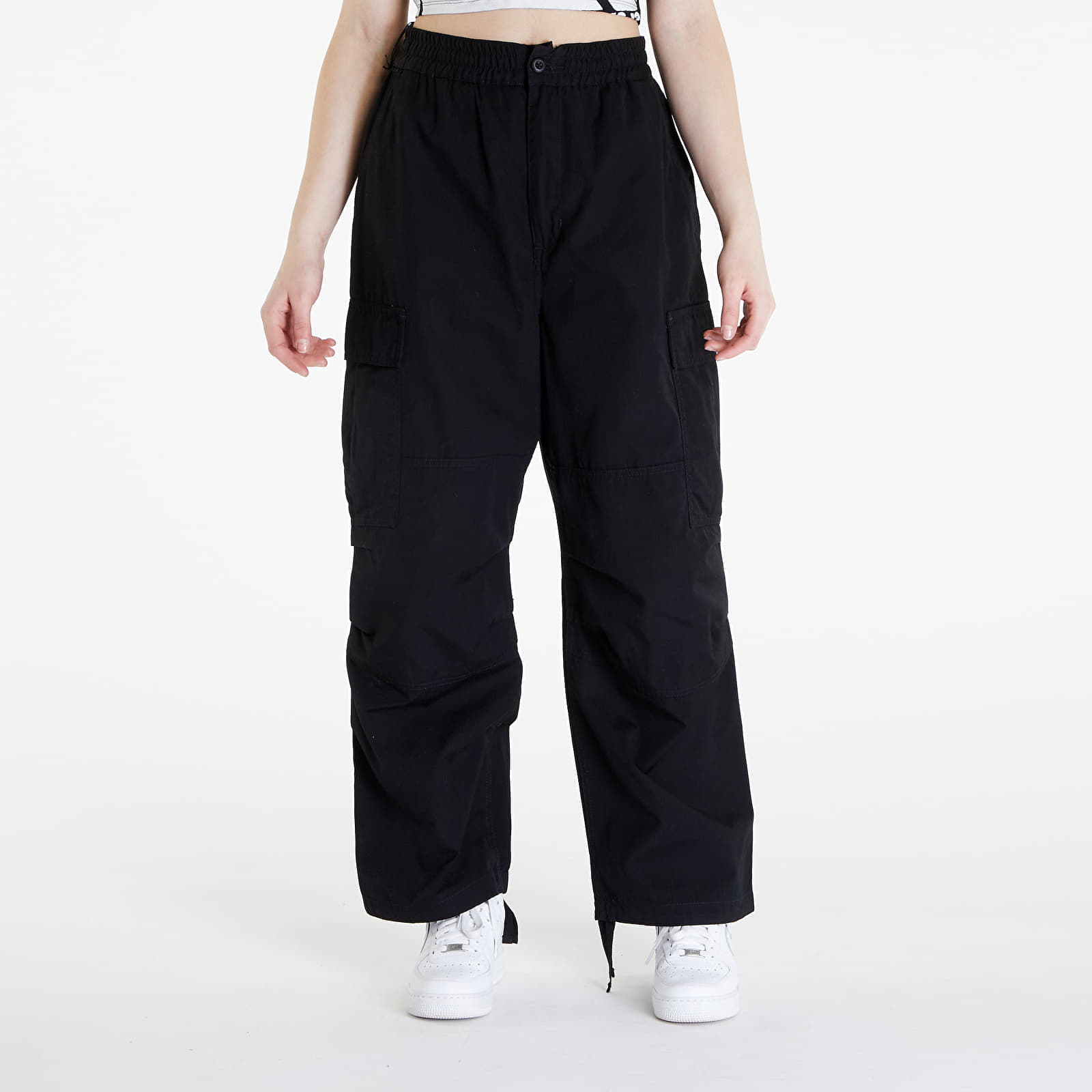 Снимка на Панталони Carhartt WIP W' Jet Cargo Pants Black Rinsed S