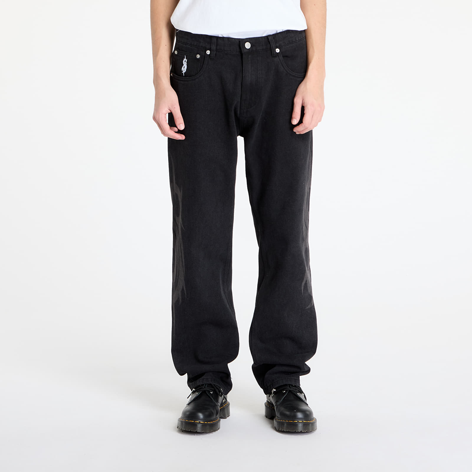 Снимка на Панталони PLEASURES x Slipknot 5 Pocket Pant Black 30