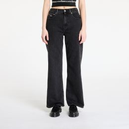 Снимка на Панталони Tommy Jeans Mia Mid Rise Relaxed Straight Jeans Denim Black W26/L30