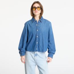 Снимка на Риза Calvin Klein Jeans Cropped Ls Shirt Blue XXS