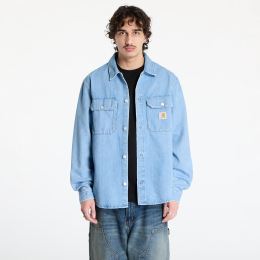 Снимка на Риза Carhartt WIP Harvey Shirt Jac UNISEX Blue Dark Bleached XL
