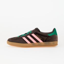 Снимка на Сникърси adidas Gazelle Indoor W Dark Brown/ Glow Pink/ Court Green EUR 40