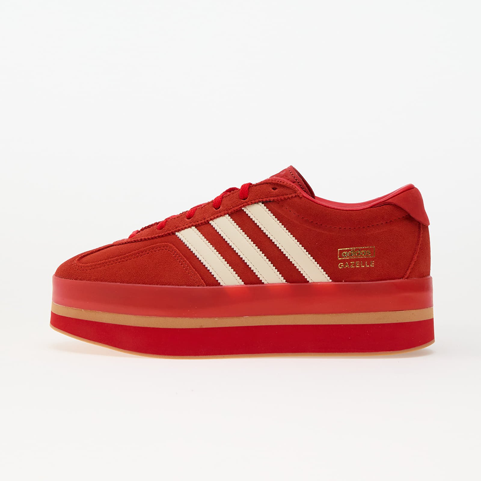 Снимка на Сникърси adidas Gazelle Stack W Red/ Cream White/ Gold Met. EUR 41 1/3