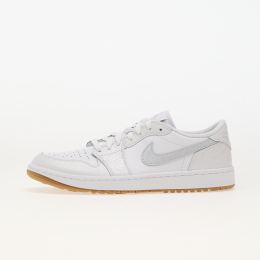 Снимка на Сникърси Air Jordan 1 Low Golf White/ Pure Platinum-Gum Med Brown EUR 44.5