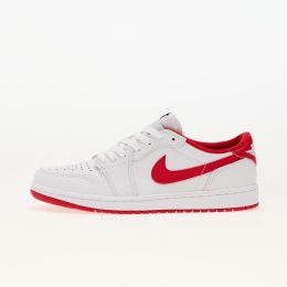 Снимка на "Сникърси Air Jordan 1 Low OG ""White/Red"" White/ University Red-White EUR 47"