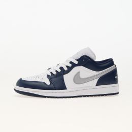 Снимка на Сникърси Air Jordan 1 Low White/ Wolf Grey-Midnight Navy EUR 40