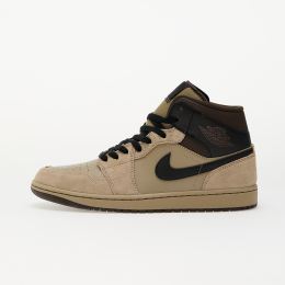 Снимка на Сникърси Air Jordan 1 Mid Khaki/ Black-Baroque Brown EUR 44.5