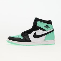 Снимка на Сникърси Air Jordan 1 Retro High OG White/ Black-Green Glow EUR 40.5