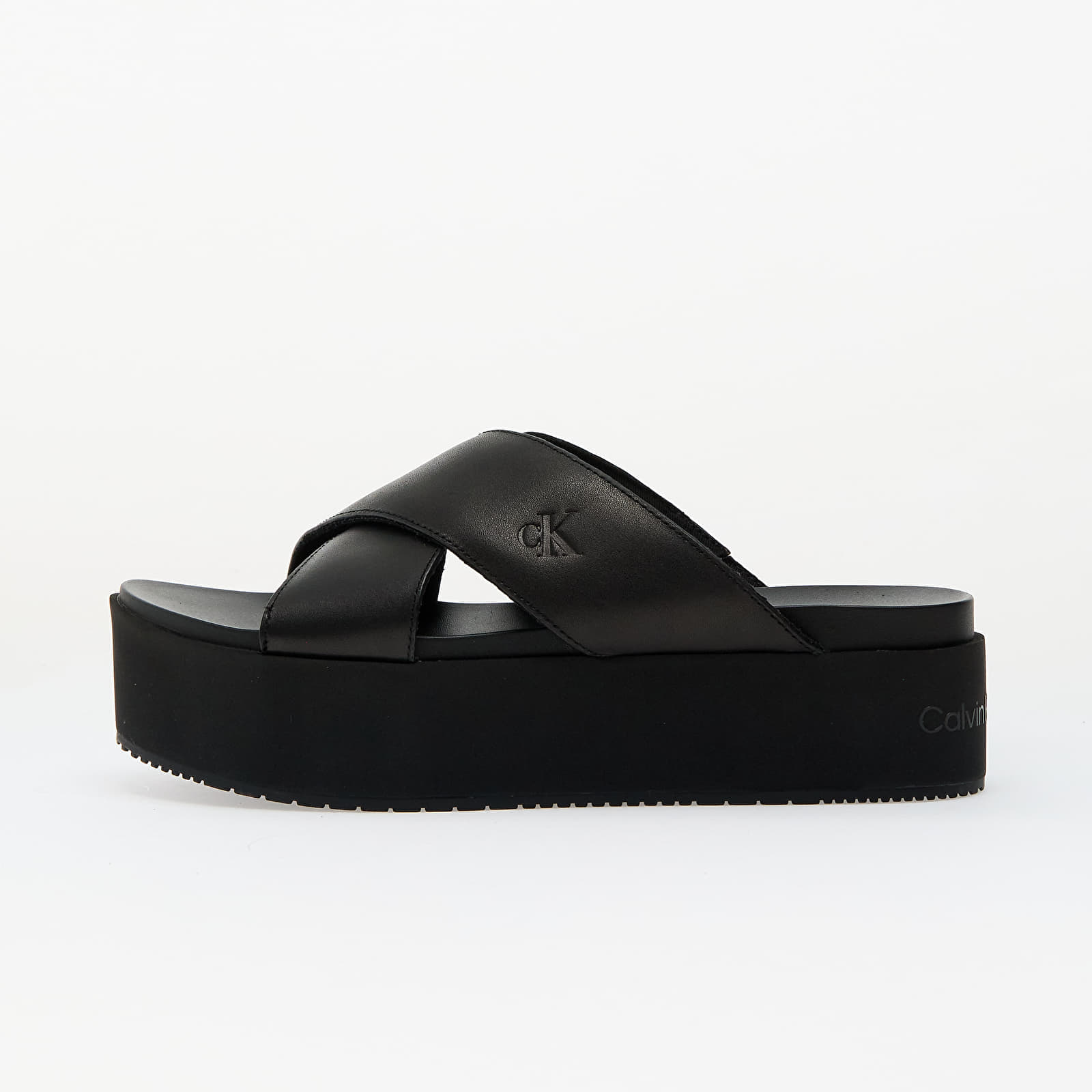 Снимка на Сникърси Calvin Klein Jeans Flatform Cross Mg Uc Black EUR 38