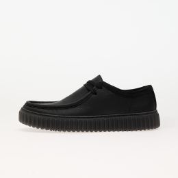 Снимка на Сникърси Clarks Originals Torhill Lo Black Leather EUR 42.5
