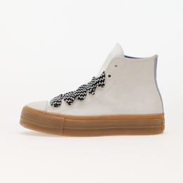 Снимка на Сникърси Converse Chuck Taylor All Star Lift Platform Suede Vintage White/ Out Of The Blue EUR 41