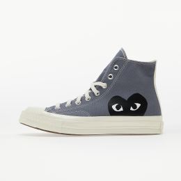 Снимка на Сникърси Converse x Comme des Garcons PLAY Chuck 70 Hi Steel Gray/ Egret EUR 41.5