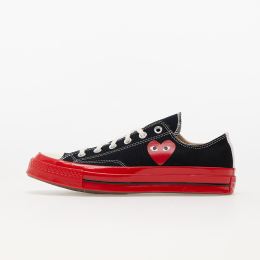 Снимка на Сникърси Converse x Comme des Garçons PLAY Chuck Taylor 70 Low Top Red Sole Black EUR 42