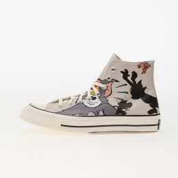 Снимка на Сникърси Converse x Tom and Jerry Chuck 70 Hi Grey/ Egret/ Black EUR 37.5