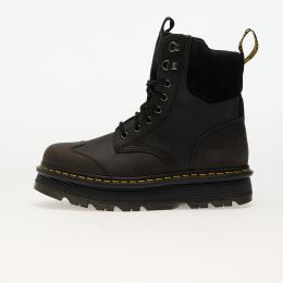 Снимка на Сникърси Dr. Martens Zebzag 8 Tie Black E.H. Suede & Charcoal Grey Burnished Waxy Pull Up EUR 42