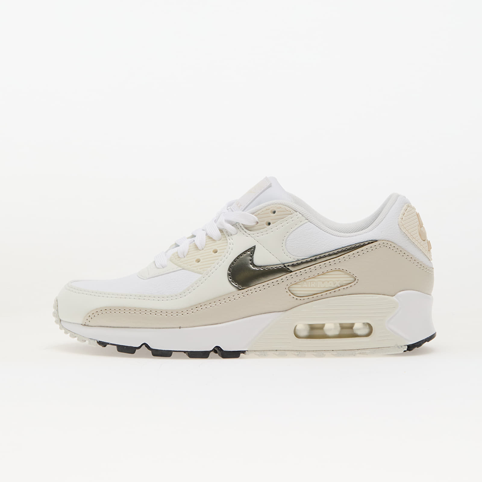 Снимка на Сникърси Nike W Air Max 90 White/ Flat Pewter-Lt Orewood Brn EUR 37.5