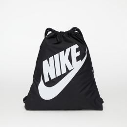 Снимка на Спортни раници Nike Heritage Drawstring Bag Black/ Black/ White 13 l