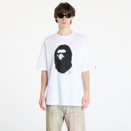 Снимка на Тениска A BATHING APE Pixel Ape Head Relaxed Fit Tee White XXL