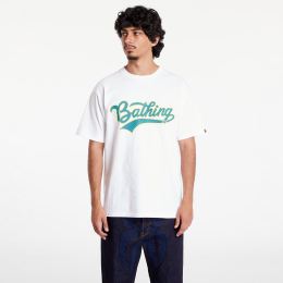 Снимка на Тениска A BATHING APE Varsity Baseball Logo Tee White XL