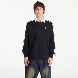 Снимка на Тениска adidas Adicolor Rugby Polo Shirt Black XL