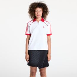Снимка на Тениска adidas SST Adicolor Short Sleeve Polo White/ Better Scarlet XL