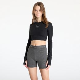 Снимка на Тениска adidas x Stella Mccartney Truestrength Yoga Cro-Packed Longsleeve Top Black XS