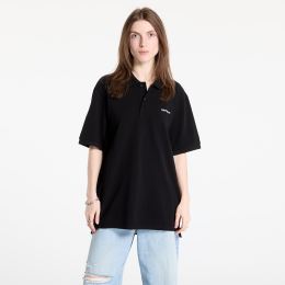 Снимка на Тениска Carhartt WIP S/S Carhartt Script Polo UNISEX Black/ White XS
