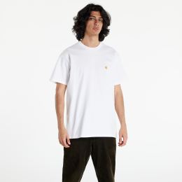 Снимка на Тениска Carhartt WIP S/S Chase T-Shirt White/ Gold XS