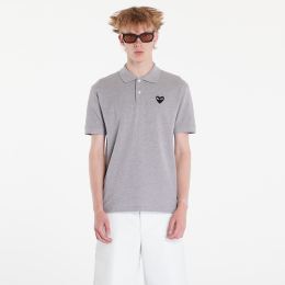 Снимка на Тениска Comme des Garçons PLAY Emblem Knit Short Sleeve Tee UNISEX Grey L