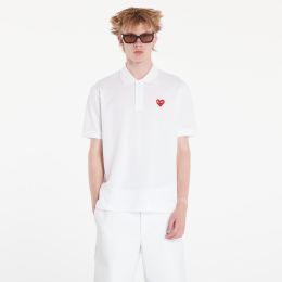 Снимка на Тениска Comme des Garçons PLAY Emblem Knit Short Sleeve Tee UNISEX White XXL