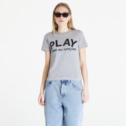 Снимка на Тениска Comme des Garçons PLAY Heart Logo Short Sleeve Tee Grey XS