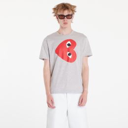 Снимка на Тениска Comme des Garçons PLAY Logo Print Short Sleeve Tee UNISEX Grey XL
