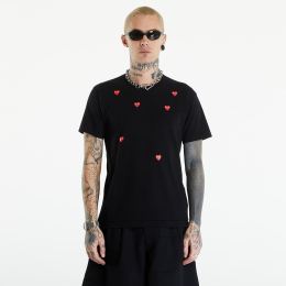 Снимка на Тениска Comme des Garçons PLAY Short Sleeve Logo Print T-Shirt UNISEX Black XL