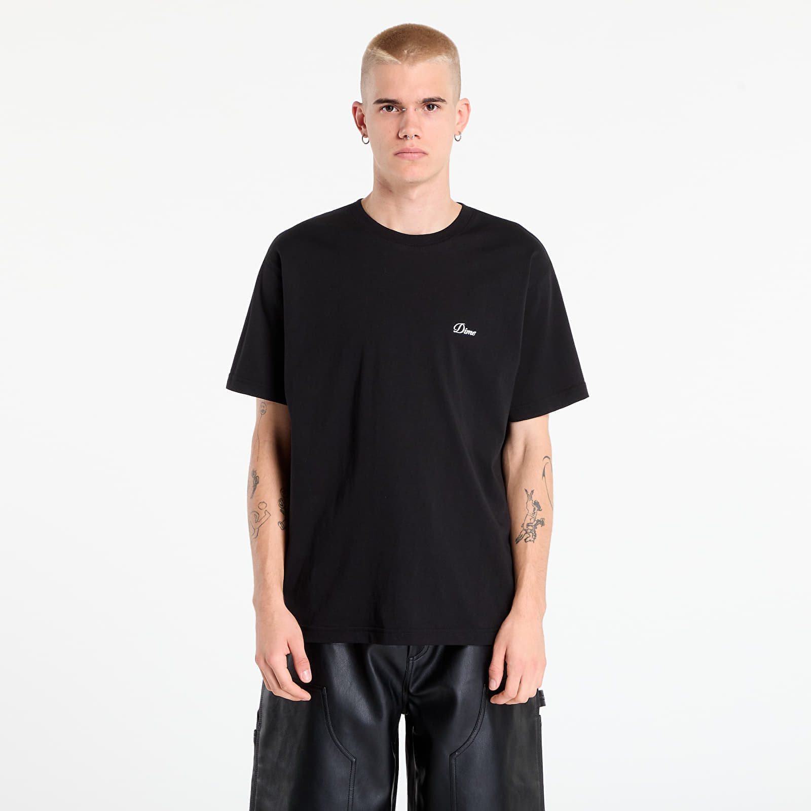 Снимка на Тениска DIME Cursive Small Logo T-Shirt UNISEX Black M